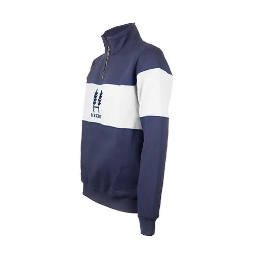 CLEARANCE - Hexby Classic 1/4 Zip Sweatshirt - White