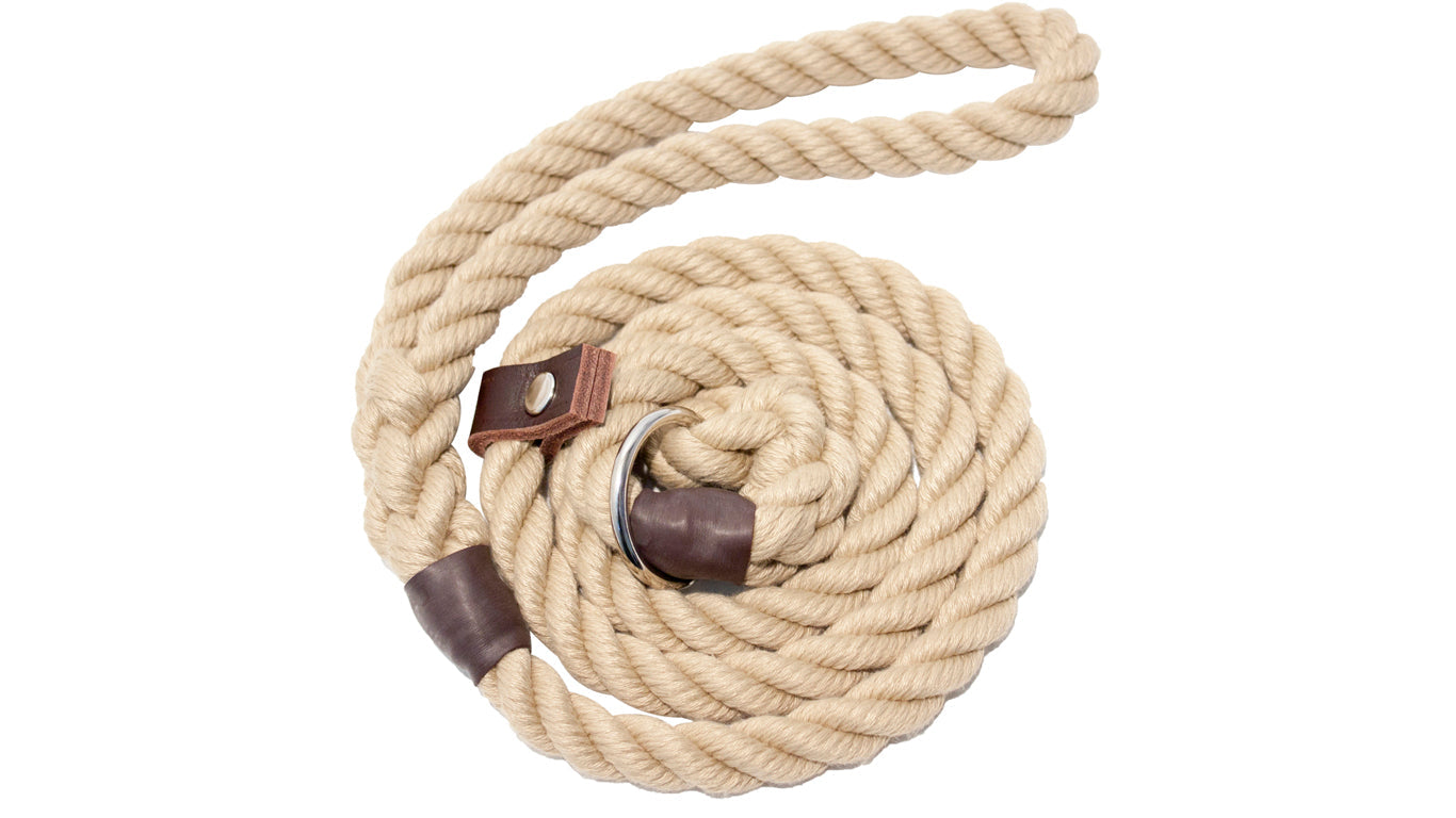 Dog Lead Natural Rope by Bisley