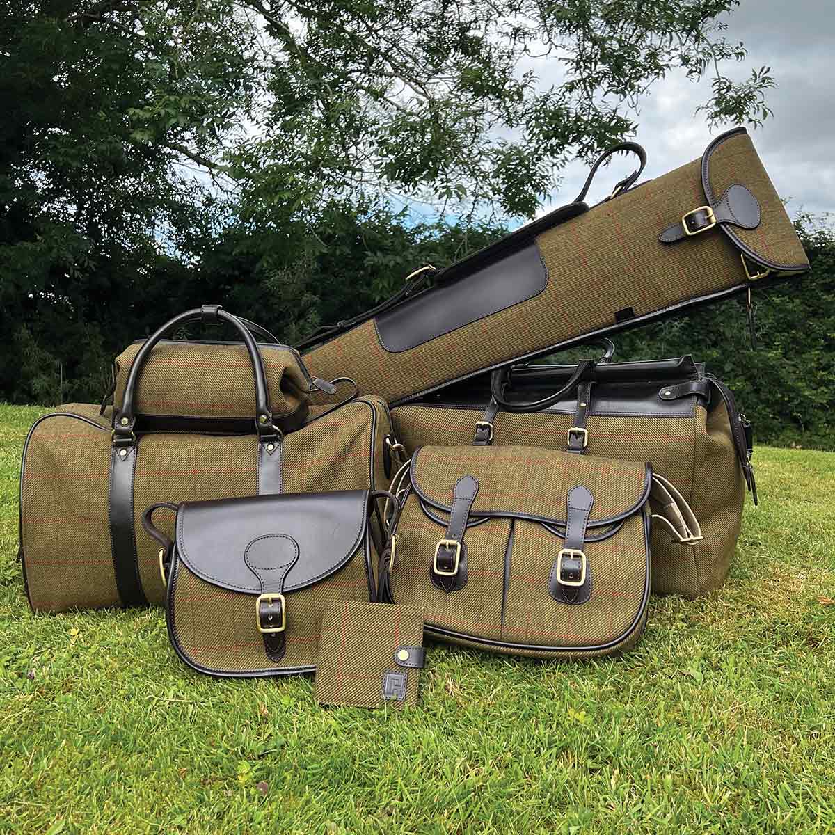 Cartridge Bag Hambledon Tweed by Parker-Hale