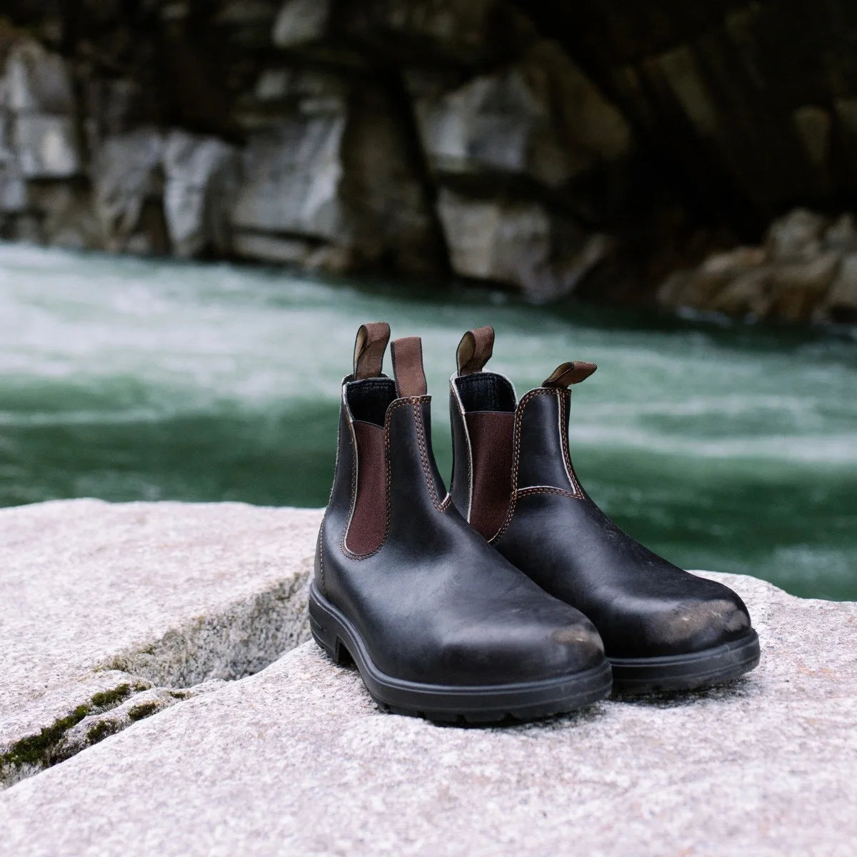 Retro Leather Ankle Boots Men Chelsea Boot Casual