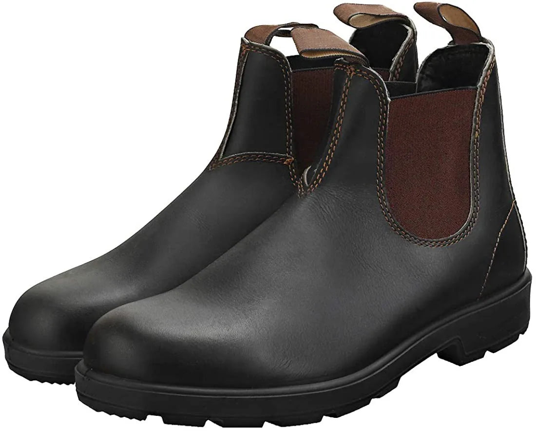 Retro Leather Ankle Boots Men Chelsea Boot Casual