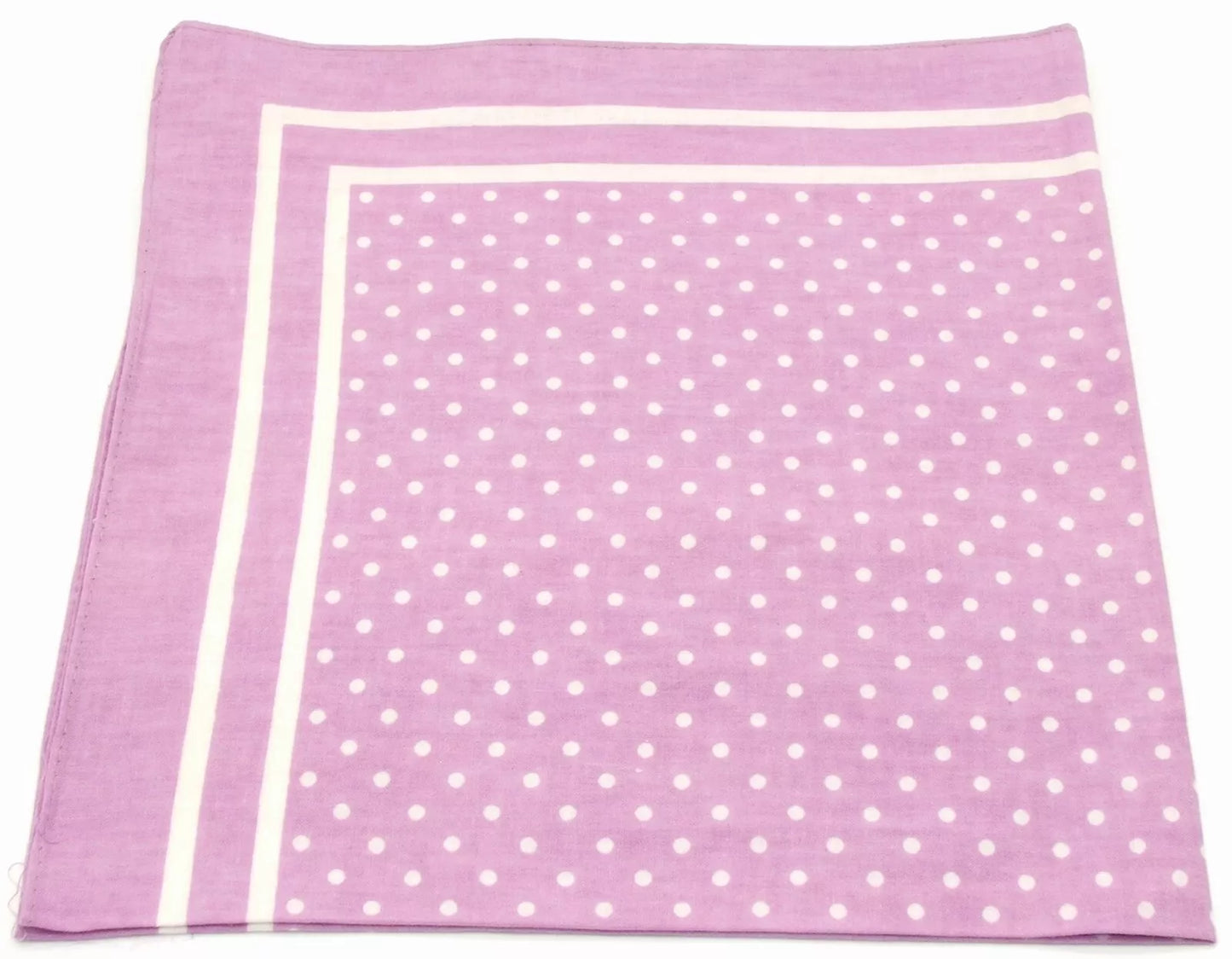Spotted Cotton Handkerchief - Various Colours