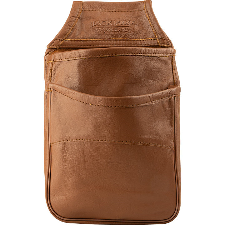 Clearance-Jack Pyke Leather Cartridge Pouch