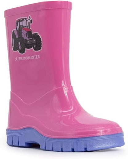 CLEARANCE - Swampmaster Junior Tractor Wellington Boots.