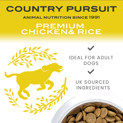 Premium Chicken & Rice Adult Dry Dog Food