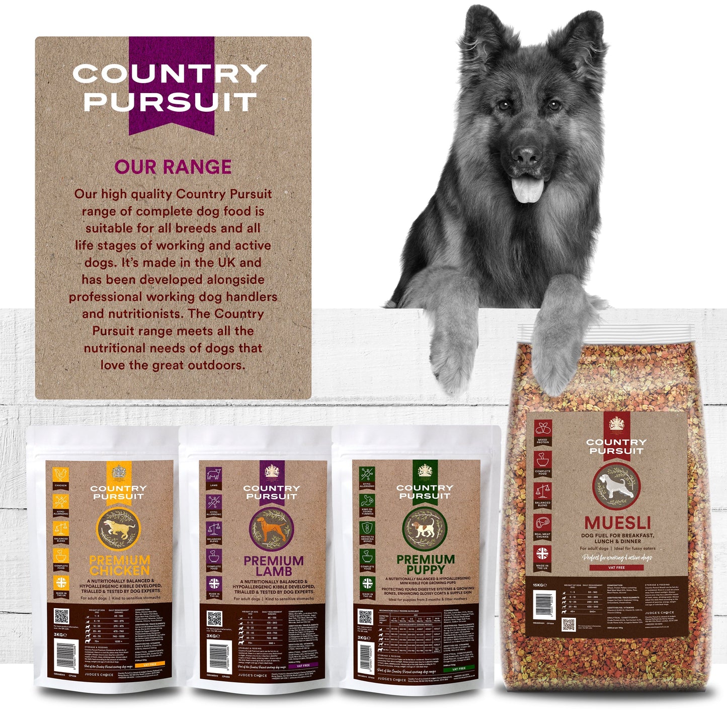 Country Pursuit Lamb, Rice & Tripe - Premium Range Dry Dog Food