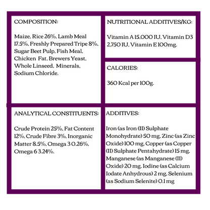 Country Pursuit Lamb, Rice & Tripe - Premium Range Dry Dog Food