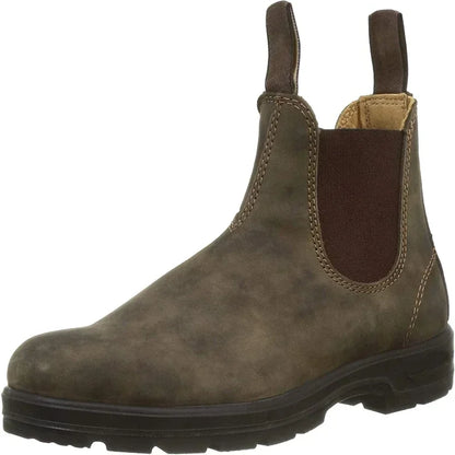 Retro Leather Ankle Boots Men Chelsea Boot Casual