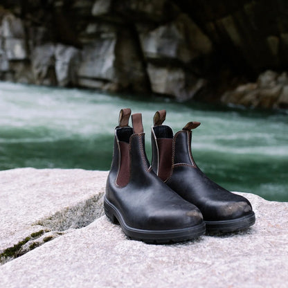 Retro Leather Ankle Boots Men Chelsea Boot Casual
