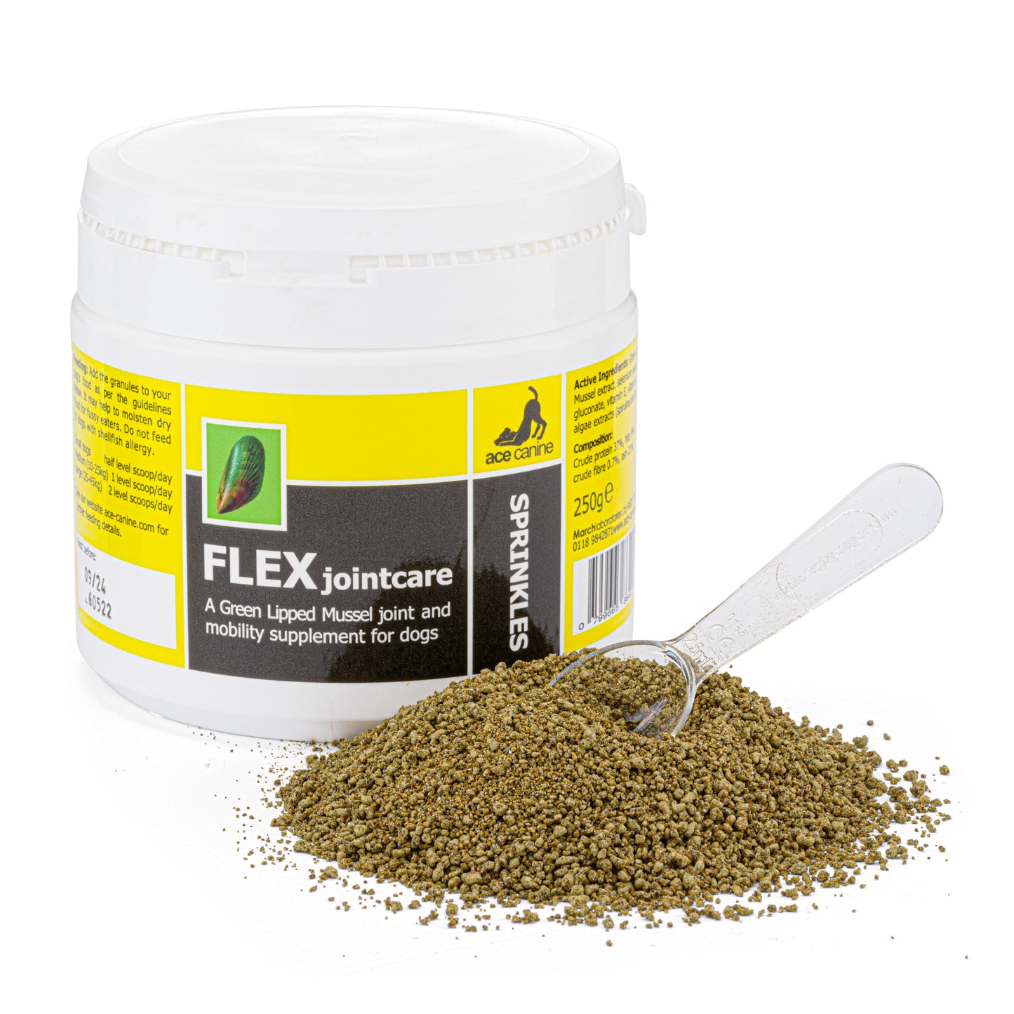 Flex Sprinkles 250g - Green Lipped Mussel Jointcare for Dogs