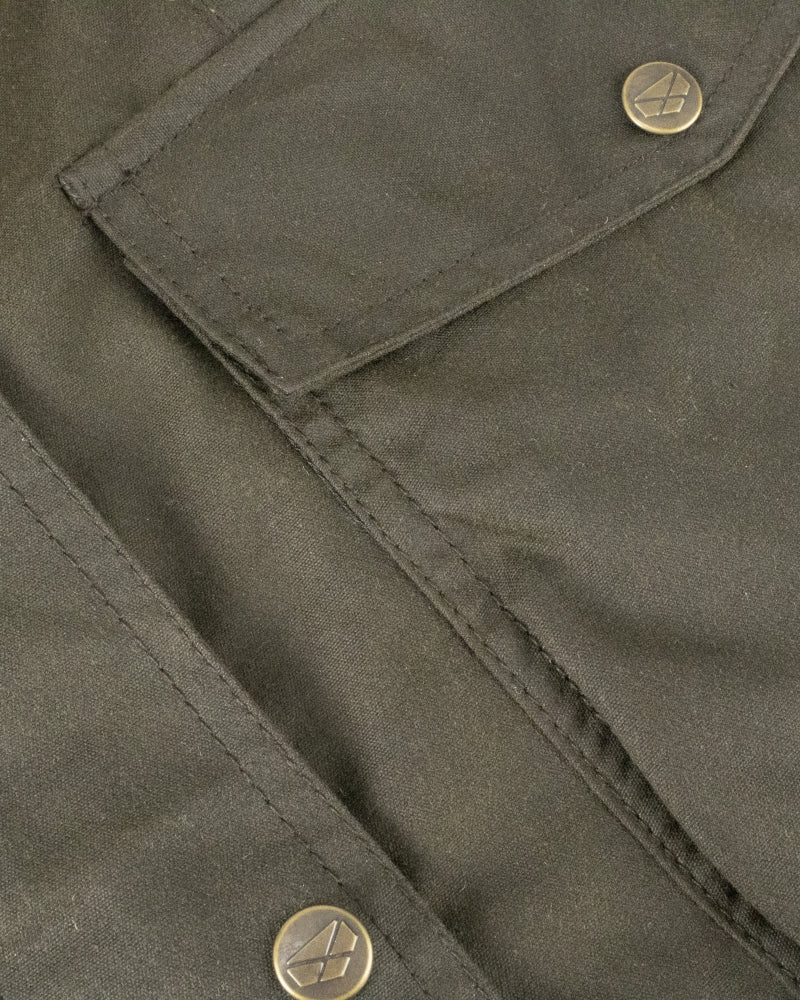 CLEARANCE - Hoggs of Fife Caledonia Ladies Waxed Jacket. Antique Olive.