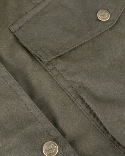 CLEARANCE - Hoggs of Fife Caledonia Ladies Waxed Jacket. Antique Olive.
