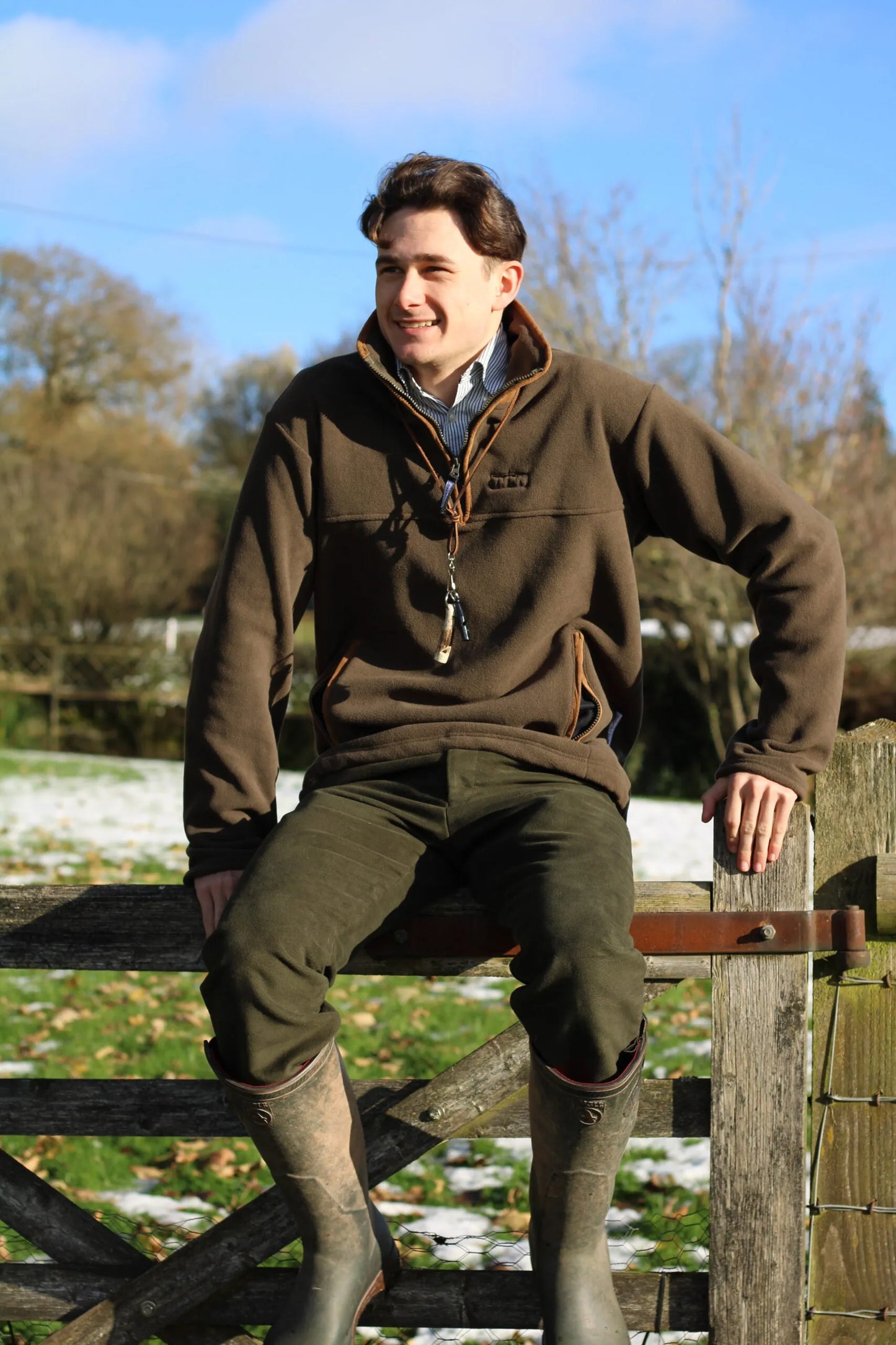 Hegdon 3/4 Zip Fleece Jacket