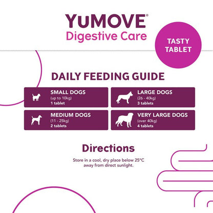 YuMOVE Digestive Care for All Dogs | 120 pack